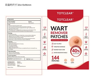 Totclear Wart Remover Patches Package (Wart Remover   Patch)